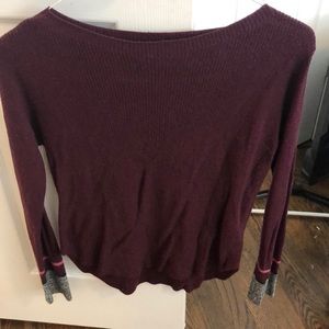 Express maroon sweater